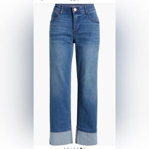 Wit & Wisdom Ab'Solution High Waist Cuff Hem Jeans